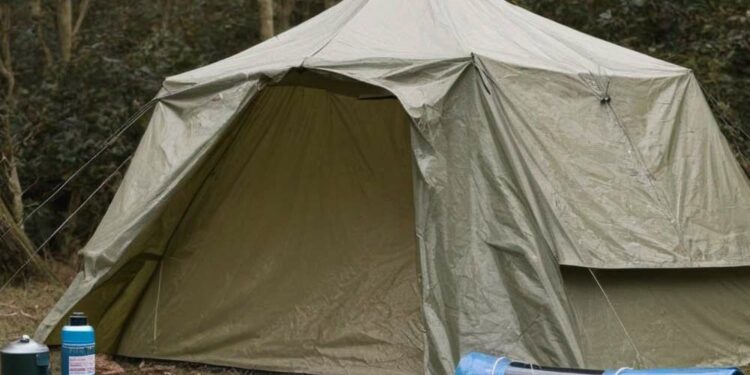 Mann imprägnieret Campingzelt aus Baumwolle mit Spray (NF)