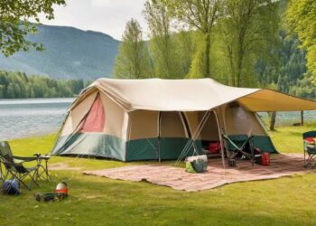 Familienzelt mit Vorzelt (NF)