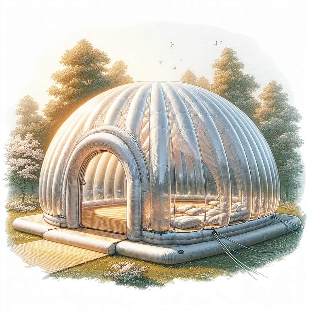 Pavillon aufblasbar