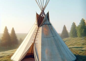 Tipi Zelt für 4 Personen: Perfekt für Campingausflüge mit der ganzen Familie