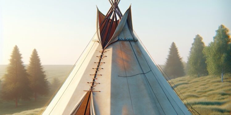 Tipi Zelt für 4 Personen: Perfekt für Campingausflüge mit der ganzen Familie